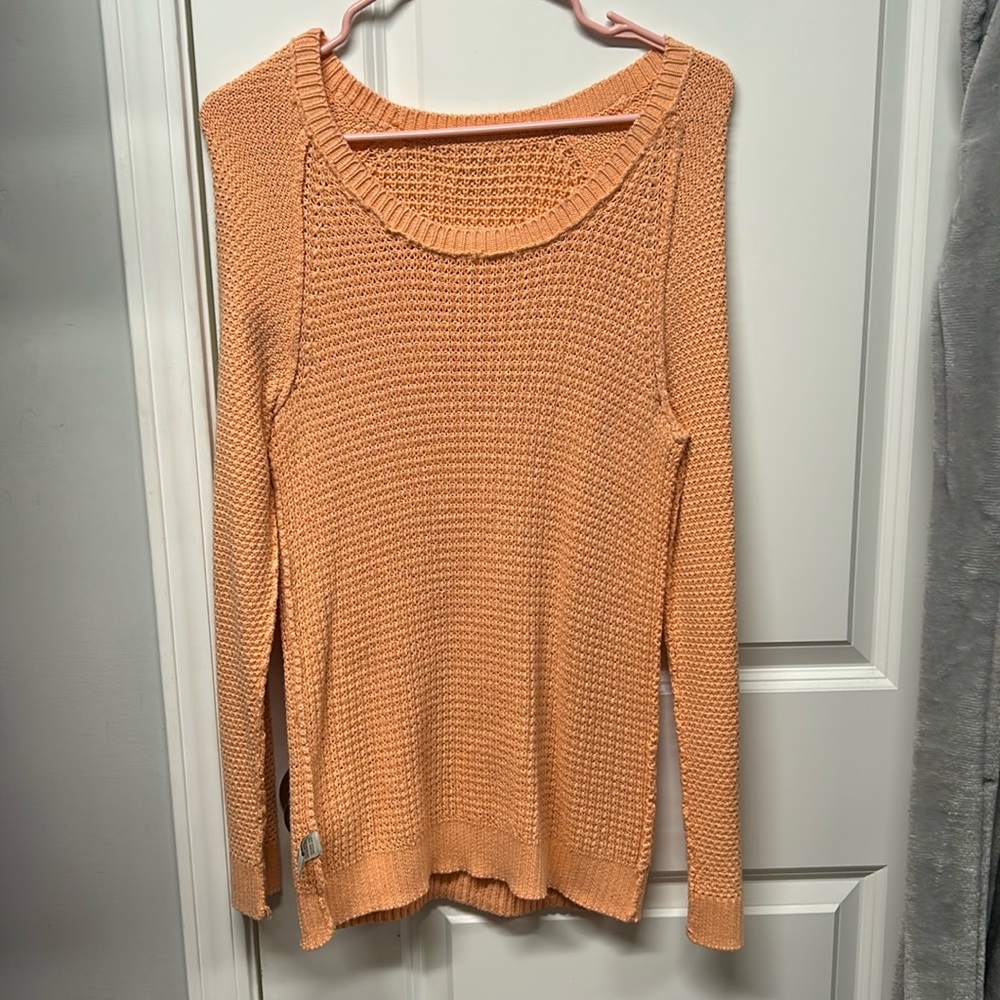 Peach sweater